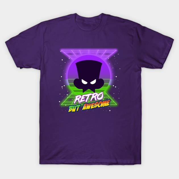 Retro... But Awesome (purple and green) T-Shirt by VixenwithStripes